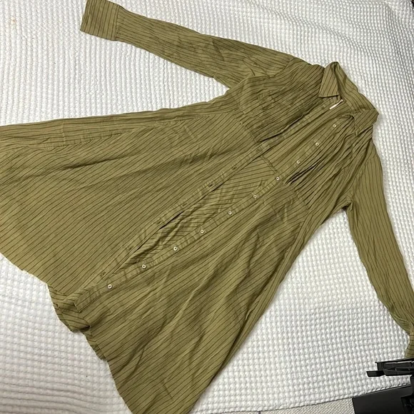 slim fit dress slacks Cecelia Striped Maxi
